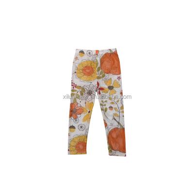 China Children's milk silk breathable fashion printed boutique kids clothes new pants designs for girl for sale