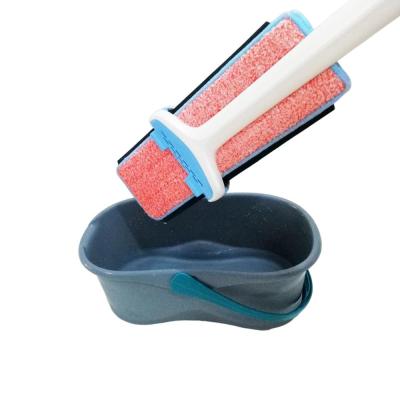 China Sustainable Floor Mop Bucket PVA Flat Mop Cleaning Bucket for sale