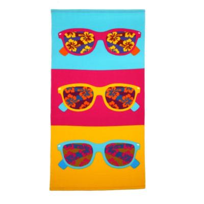 China Anti Sand Microfiber QUICK DRY Microfiber Marked Beach Towel for sale