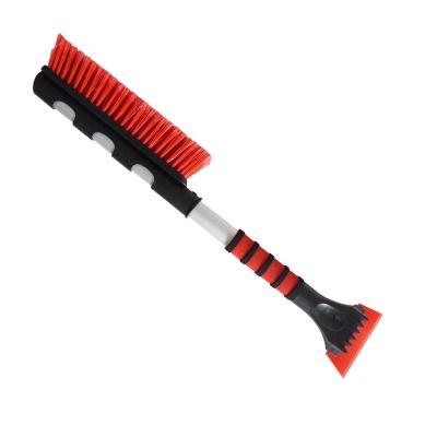 China New Soft ABS PU Scraper Snow Brush with Ice Scraper for sale