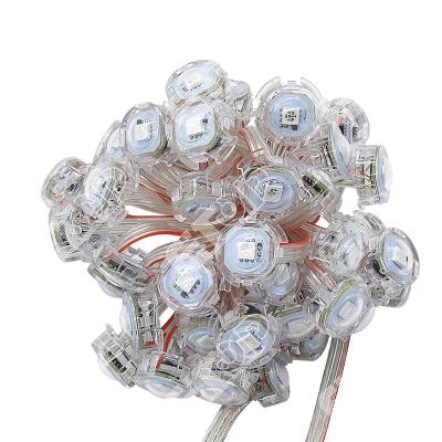 China Theme Park 5050 RGB WS2811 UCS1903 IC LED Dot Light Source DC 12V LED Pixel Light 20MM Diameter for sale