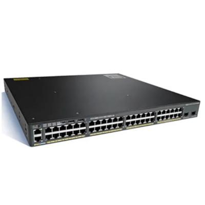 China New Telecom Brand WS-C2960X-48TS-LL 2960X 48 Series Ports Gigabit Switch for sale