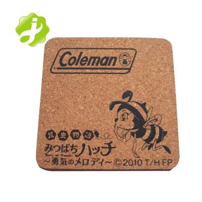 China Viable Wholesale Empty Cork Coasters Custom Hexagon for sale