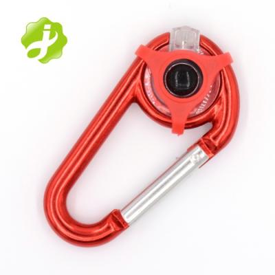 China For businese gifts or home use promotional aluminum alloy strong carabiner flash hook with led lights for sale