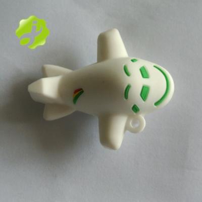 China For businese gifts or home use custom 3d airplane mini soft pvc rubber keychains for sale