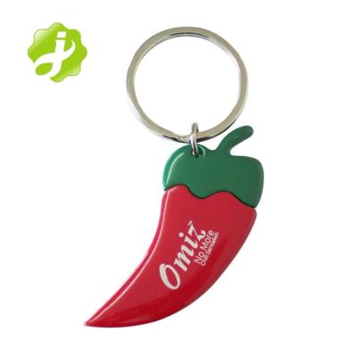 China For businese gifts or home use promotion metal red pepper key chain, pepper spray key chain for sale