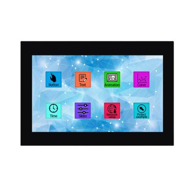 China Cosofteck-RK3110A 10 inch 10 inch touchable color screen configuration serial screen 1024*600 Modbus HMI for sale