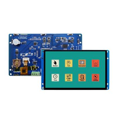 China Cosofteck-C050AL 5 inch touch screen 5 nch HMI Modbus screen MQTT cloud remote serial configuration HMI for sale