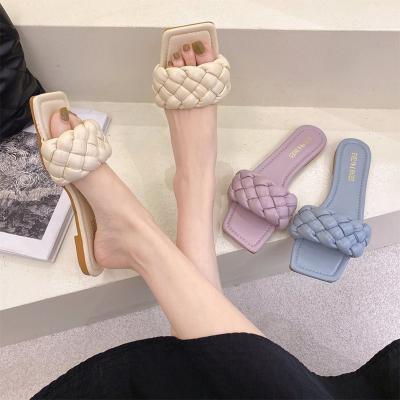 China Fashion Trend Fashion Women Sandal Slippers High Quality Flat Casual Slippers for sale