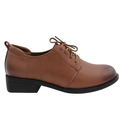 China Lightweight New Arrive Hot Sale Office Women Oxford Genuine Leather Shoes for sale