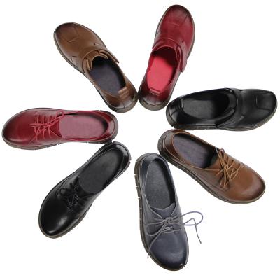 China Lightweight New Arrive Lady Dress Oxford Hot Sale High Quality Genuine Leather Shoes for sale