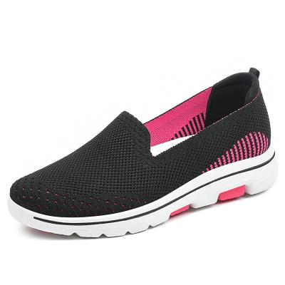 China Fashion Trend Women Slip On Casual Shoes Shallow Mouth Outdoor Soft Comfortable Walking Shoes for sale