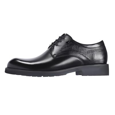 China Round Mens Leather Shoes Quality Cowhide Leather Top Men's Casual Shoes for sale