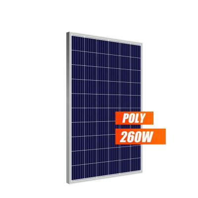 China High Efficiency Poly Solar Panels 250W 260W 285 W 270W 280W 285 Watt Poly Crystal Solar Panel For Home Electricity for sale