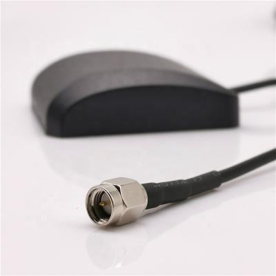 China 30dbi 1575.42MHz High Gain External Active Car Gps Antenna With SMA 25*25*5mm for sale