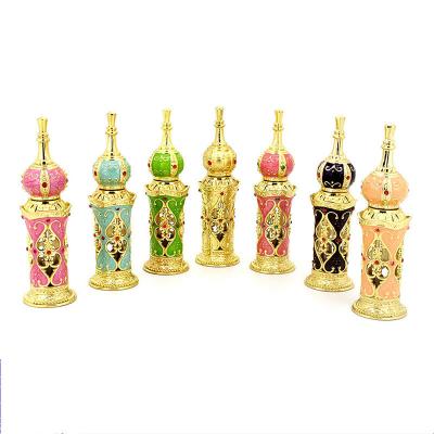 China High Grade Luxury Customized Recyclable Mini Old Middle East Empty Fishioned High Grade ODM/OEM 12ml Style Refillable Glass Perfume Bottle for sale