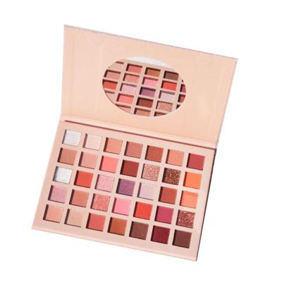 China Waterproof Cosmetics Wholesale Private Label Custom 35 Color Eyeshadow Palette Dye Palette for sale