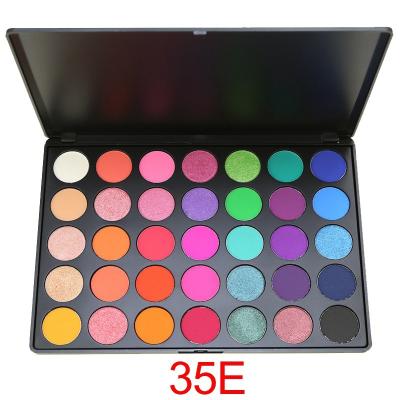 China New Style Wholesale 35 Color Eyeshadow Waterproof Pearl Matte Smoky Eyeshadow Neutral Palette for sale