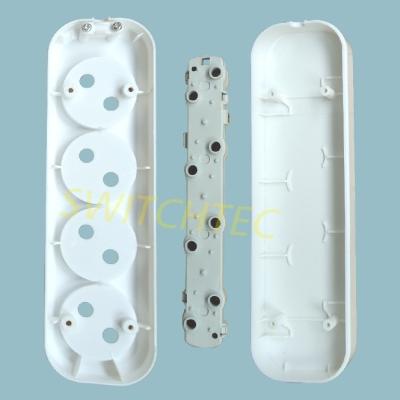 China CE approval 4 way european schuko socket outlet low price residential / general purpose and good quality for sale