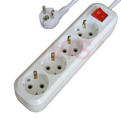 China Cheap and Good Quality CE Approval Schuko Extension Socket 3 Way Extension Socket, Electrical Outlet Outlet, Power Strip for sale