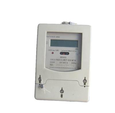 China DDS855-2 Watt Hour Meter Single Phase DDS 164X110X62 220/240V Digital Only for sale