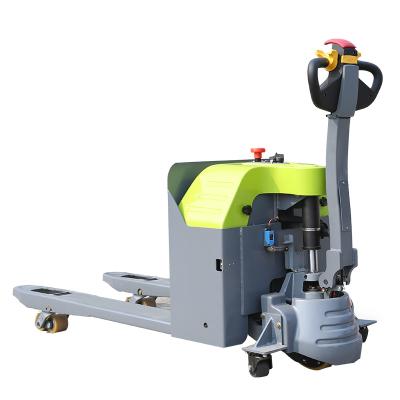 China lithium electric all terrain pallet jack electric with scales DC MOTOR Electric Pallet Truck for sale