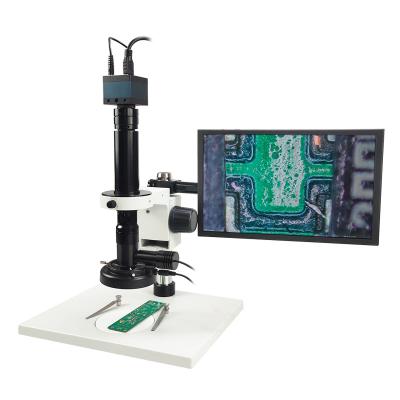 China Monocular Video Microscope VM-7513 10X - 200X Zoom Microscope For Jewelry Clocks for sale