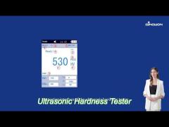 motorized ultrasonic hardness tester su-300m portable hardness testing machine