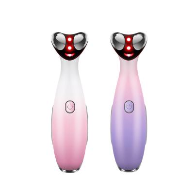 China Wrinkle Remover Home Use Beauty Equipment Eyes Lifting EMS Vibration Dark Eye Circle Massager Eye Beauty Equipment for sale