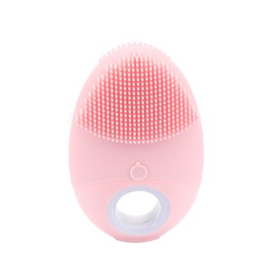 China Convenient Acne Treatment Household Skin Care Device Waterproof Sonic Massage Silicone Facial Cleansing Brush for sale