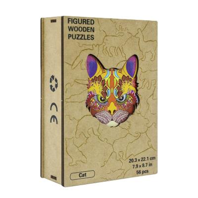 China Wooden Wholesale Jigsaw Puzzle 100 DIY TOY 2021 Jigsaw Puzzles Unique Size A3 A4 Pieces for sale