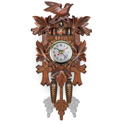 China Custom Antique Wall Decor Cuckoo Bird Gift Keepsake Style Pendulum Clock For Sale Gift Item for sale