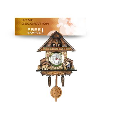 China Antique Style Cuckoo Clock Kit Low Price Wooden Cuckoo Wall Clock for sale