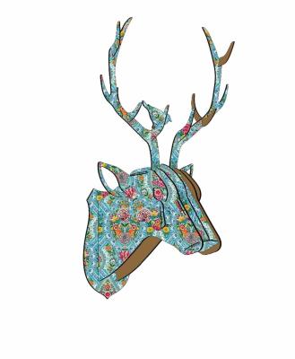 China Wall Decor ODE OME Deer Head Wall Art Deer Head Wall Hanging Decor for sale