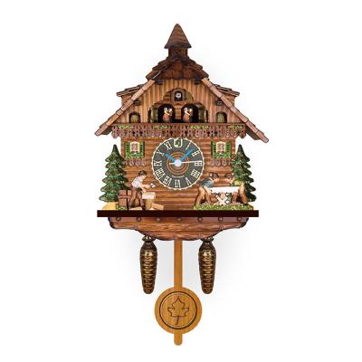 China Home Decor Cuckoo Clock Antique Vintage Musical Cuckoo Clock for sale