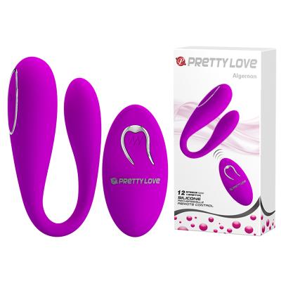 China 12-function Memory Vibrator USB Function 12 Vibrators Rechargeable Remote Control G-spot and Silicone Speed ​​Stimulation Vibrators for Couples for sale