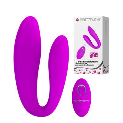 China 12-function Vibrator USB 1 AAA Battery 12 Vibrators Rechargeable Remote Control G-spot and Silicone Speed ​​Stimulation Vibrators for Couples for sale