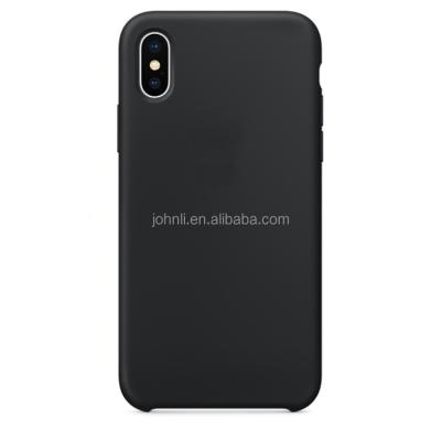 China Perfect Fit Silicone Case For iPhone X Original Quality Mobile Phone Protector Shell for sale