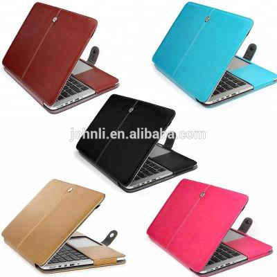 China 2018 Good Quality PU Leather Cover Device For Air Retina Pro Laptop Leather Case For Apple Macbook for sale