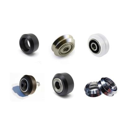 China Factory Cheap Aluminum Caster Wheel Wheels Brass CNC Bearing 5Mm Machine V Pom Cr-v Groove Ball Hub Motor Derlin Deep Key for sale