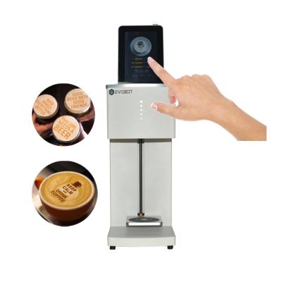 China Cafe Coffee Printing Machine For Sale Edible Selfie 3D Printer Wifi Ink Shop Milk Tea Drinks Coffee Color-photo Printer for sale