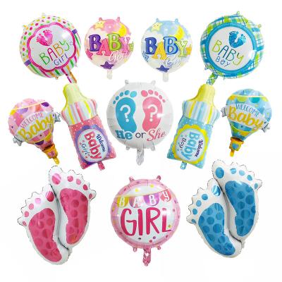 China Foil Factory Wholesale Party Favor Cute Foil Balloons for Baby Shower Gender Reveal Party Kids Birthday for sale