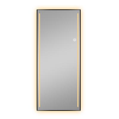 China Large Wall Hanging Enlarging Frameless Dressing Room Mirror Led Wall Mounted Full Length Lighted Dressing Room Mirrors for sale