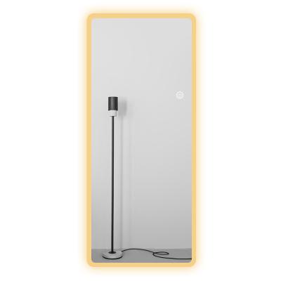 China Fashion Magnifying Design Large Size Lighted Led Bathroom Mirror Beauty Mirror Led Wall Mounted Mirror for sale