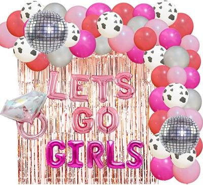 China Nashville Bachelorette Last Rodeo Lets Go Girls Bachelorette disco bachelorette Decorations for sale