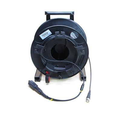 China ODC Fiber Optic Cable Reel OM3 mode With ODC-2 ,ODC-4 Connector 100m~500m Te koop