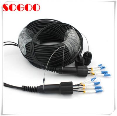 China FTTA CPRI LC ODVA Outdoor Armored Fiber Optic Cable for sale