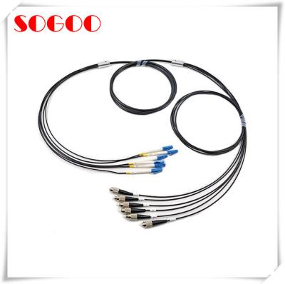 China 12 Cores Military Armored Fiber Patch Cord With FC LC ST SC UPC Connector for sale