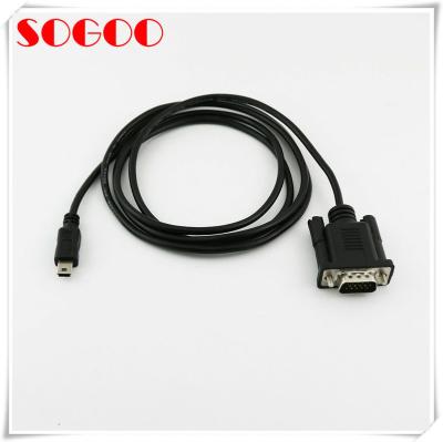 China Douane Gevormde D-SUB 15 Pin Male To Mini USB Mannelijke 5 Pin Cable van VGA van de Kabelassemblage Te koop