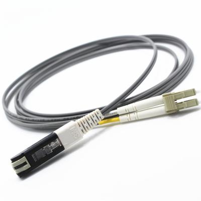 中国 GGP high-strength coated VF45 to LC Fiber Optic patch cord with VF45 connector 販売のため